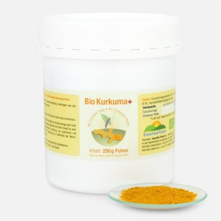 Bio Kurkuma+ Pulver, 250 g