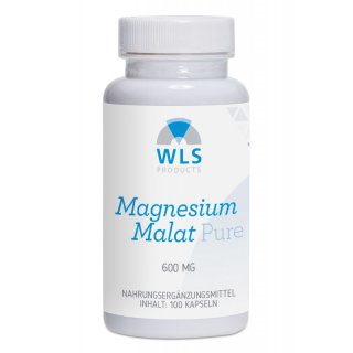 Magnesium Malat Pure 600 mg, 100 Kapseln