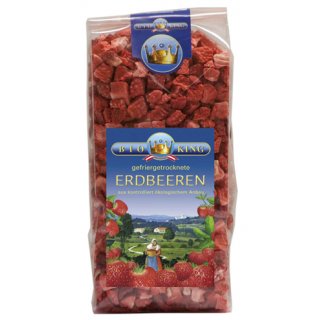 Erdbeeren gefriergetrocknet Bio, 40 g