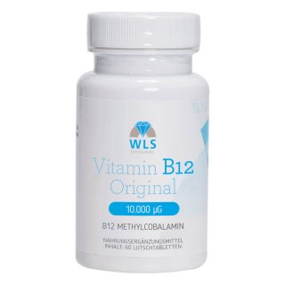 Vitamin B12, hochdosiert Methylcobalamin 10.000 ug mit Kirschgeschmack, 60 Kapseln