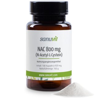 NAC 800 mg, 180 Kapseln