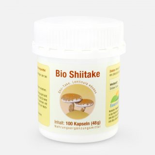 Bio Shiitake, 100 Kapseln